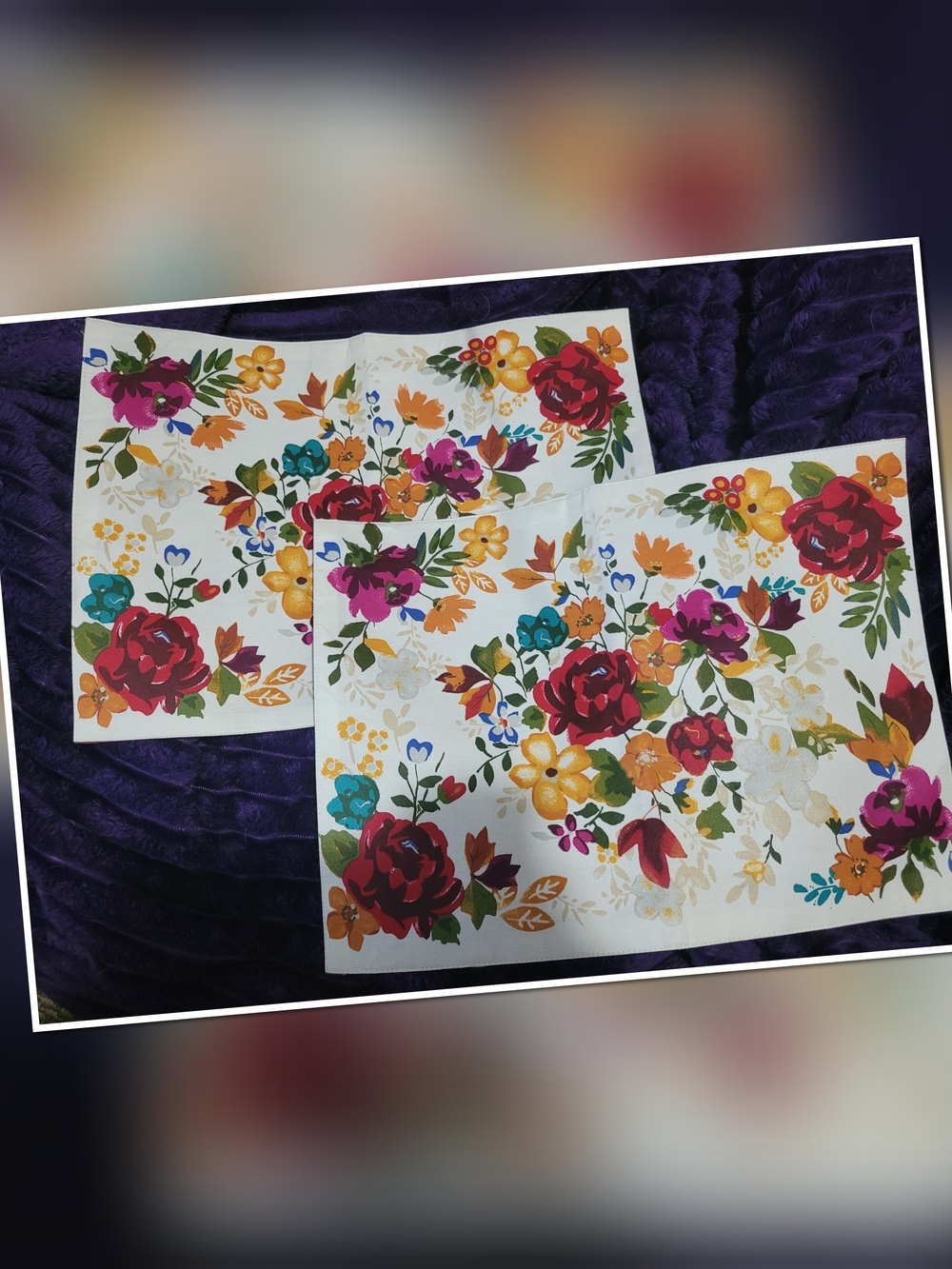 The Pioneer Woman Timeless Floral Reversible Placemat X2